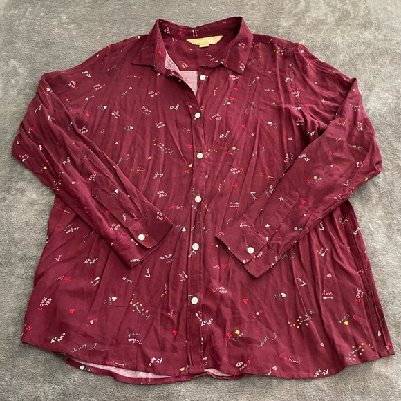 Roebuck & Co Long Sleeved Blouse Top - Picture 1 of 5